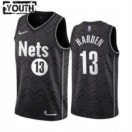 Camiseta Niños Brooklyn Nets James Harden 13 2020-21 Earned Edition Swingman